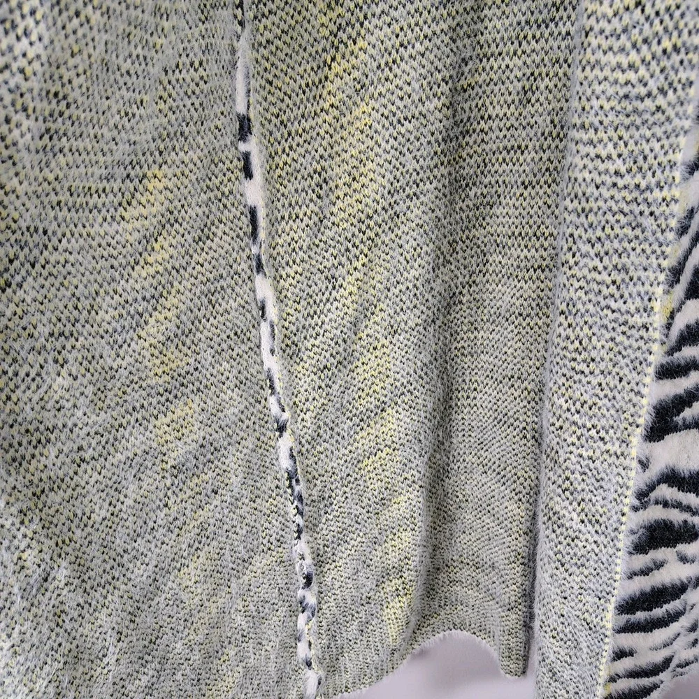 Do Everything In Love Zebra Print Fuzzy Longline Cardigan OS animal mob wife - Picture 6 of 14